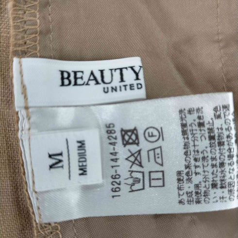 ビューティーアンドユースユナイテッドアローズ BEAUTY & YOUTH UNITED ARROWS フレンチリネン フロントボタン ワンピース -ウォッシャブル- レディース JPN:M
