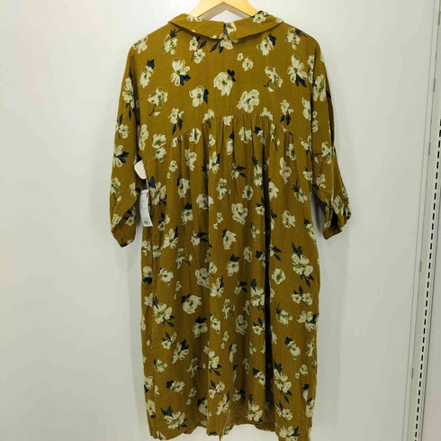 ELLIFE 七分袖 花柄シャツワンピース レディース FREE