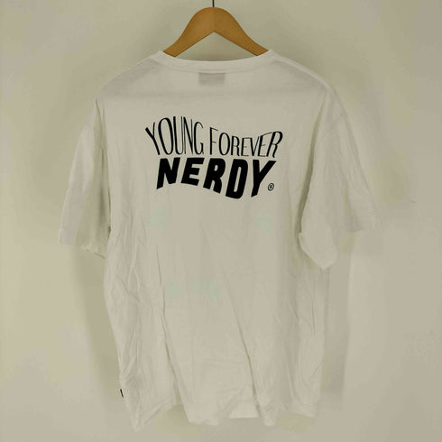 ノルディー nerdy Arch Logo S/S TEE アーチロゴ バックプリント クルーネック Tシャツ メンズ JPN:M