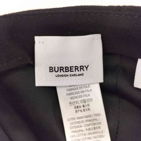 バーバリー BURBERRY モノグラムモチーフ コットン ベースボールキャップ メンズ M