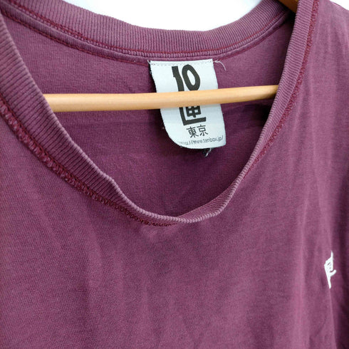 テンボックス 10匣 TENBOX 匣刺繍 クルーネックTシャツ メンズ
