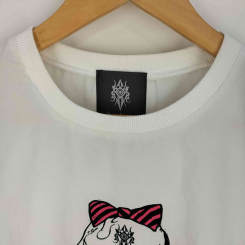 ドラッグハニー Drug honey スカルストロベリーパフェ プリント Tシャツ レディース