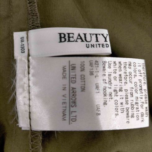 ビューティーアンドユースユナイテッドアローズ BEAUTY & YOUTH UNITED ARROWS コットンティアードミドルワンピース レディース