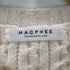 マカフィー MACPHEE ハイブリットコットンケーブル クルーネックカーディガン レディース JPN:S