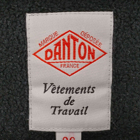 ダントン DANTON FLEECE COLLARLESS JACKET メンズ 38