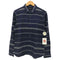 バナナリパブリック BANANA REPUBLIC リネン混 ボーダー L/S シャツ メンズ import:M
