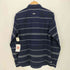バナナリパブリック BANANA REPUBLIC リネン混 ボーダー L/S シャツ メンズ import:M