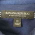 バナナリパブリック BANANA REPUBLIC リネン混 ボーダー L/S シャツ メンズ import:M