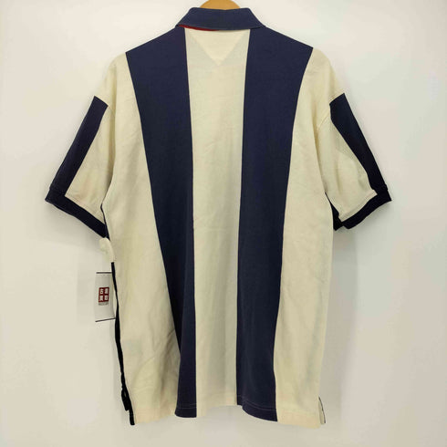 トミーヒルフィガー TOMMY HILFIGER 90S ストライプ 鹿の子 S/S ポロシャツ メンズ import:M