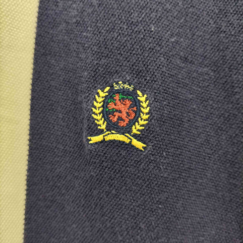 トミーヒルフィガー TOMMY HILFIGER 90S ストライプ 鹿の子 S/S ポロシャツ メンズ import:M