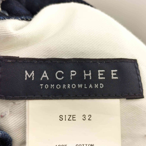 トゥモローランドマカフィー tomorrowland macphee タックワイドパンツ レディース 32