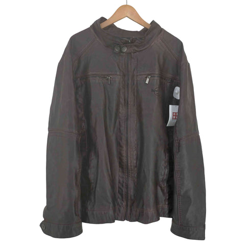 ハードロックカフェ Hard Rock Cafe フェイクレザージャケット メンズ import:XXL