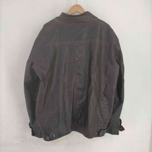ハードロックカフェ Hard Rock Cafe フェイクレザージャケット メンズ import:XXL