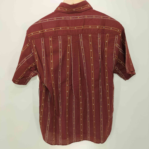 エディーバウアー Eddie Bauer 半袖模様柄シャツ レディース import:XS
