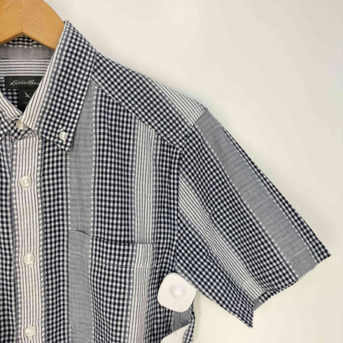 エディーバウアー Eddie Bauer 半袖チェック柄シャツ メンズ import:XS