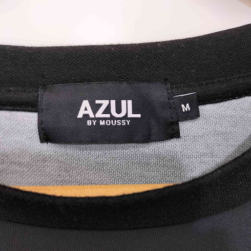 アズールバイマウジー AZUL by moussy 23SS DIFFERENT MATERIAL DOCKING TEE メンズ M