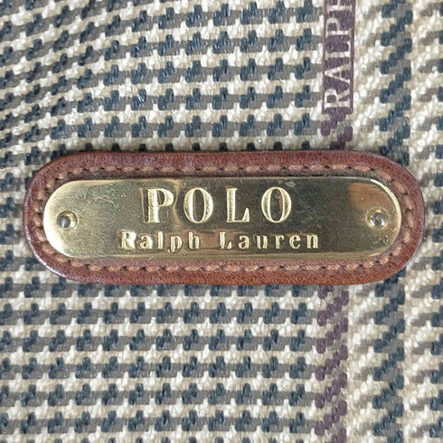 ポロラルフローレン POLO RALPH LAUREN 千鳥格子ボストンバッグ メンズ