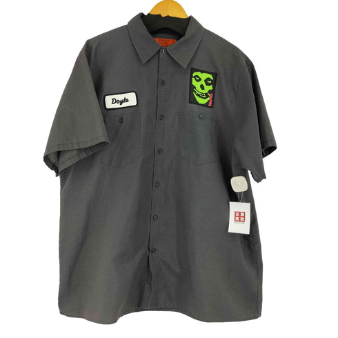 ユニバーサルオーバーオール UNIVERSAL OVERALL USA製 ワッペンワークシャツ メンズ JPN:XXL