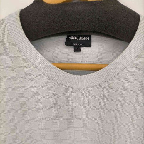 ジョルジオアルマーニ Giorgio Armani レーヨンナイロンニット メンズ EUR:52