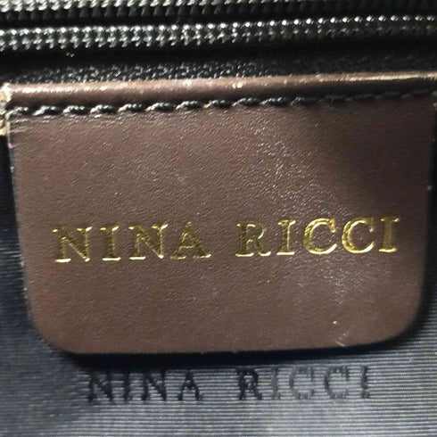 ニナリッチ NINA RICCI ジラフ柄 バックルデザインレザートートバッグ レディース