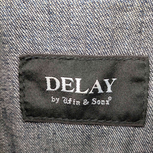 DELAY by WIN&SONS USED加工デニムウエスタンシャツ Y2K メンズ JPN:2