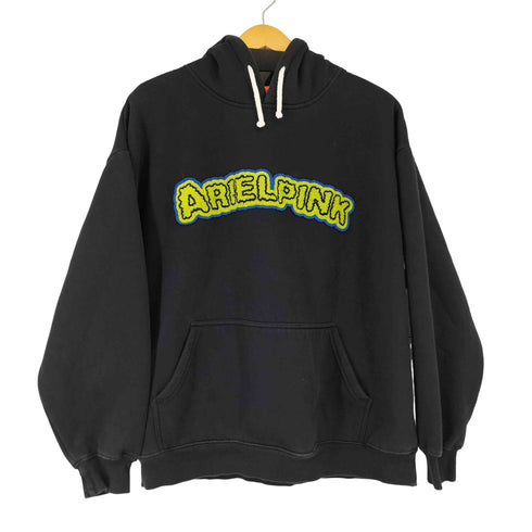ARIELPINK ワッペンロゴ プルオーバーパーカー メンズ JPN:L