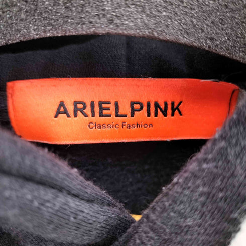 ARIELPINK ワッペンロゴ プルオーバーパーカー メンズ JPN:L
