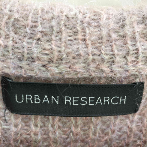 アーバンリサーチ URBAN RESEARCH モヘヤクルーネックニット レディース FREE