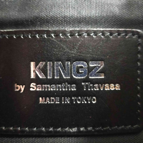 サマンサキングズ SAMANTHA KINGZ レザーベルトビジネスバッグ インディゴ メンズ
