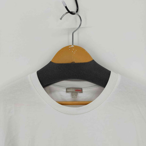 trensic spao フロントプリントカットソー アーチロゴ くまちゃん メンズ import:XL