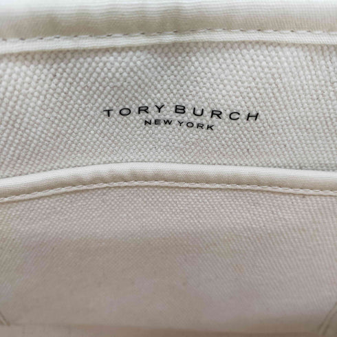 トリーバーチ TORY BURCH キャンパス地 ミニトートバック フロントロゴ レディース