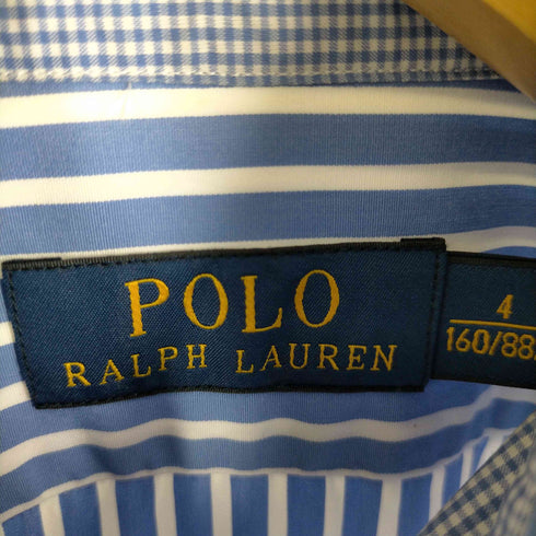 ポロラルフローレン POLO RALPH LAUREN ストライプ柄 長袖 ワンピース レディース JPN:4