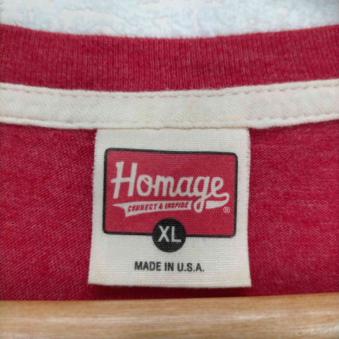 HOMAGE MADE IN USA プリント半袖Tシャツ メンズ JPN:XL