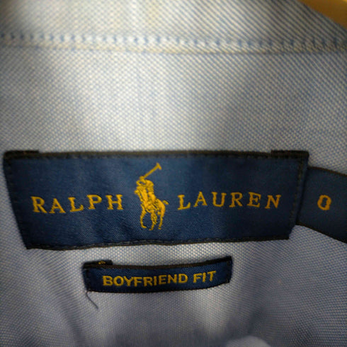 ラルフローレン RALPH LAUREN フロント刺繍 長袖BDシャツ メンズ JPN:0