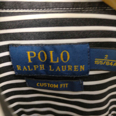 ポロラルフローレン POLO RALPH LAUREN ストライプ柄 ポニー刺繍 長袖シャツ レディース JPN:2