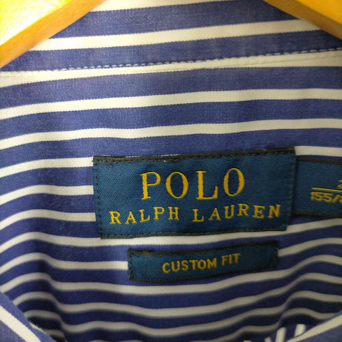 ポロラルフローレン POLO RALPH LAUREN ストライプ柄 ポニー刺繍 長袖シャツ レディース JPN:2
