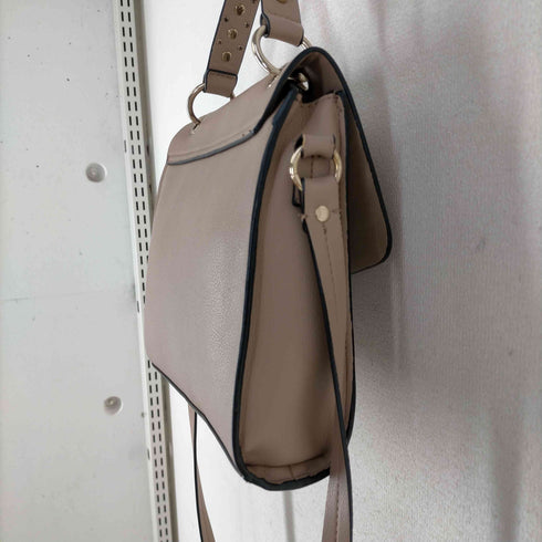 ザラ ZARA スタッズ レザーショルダーバッグ レディース ONE SIZE