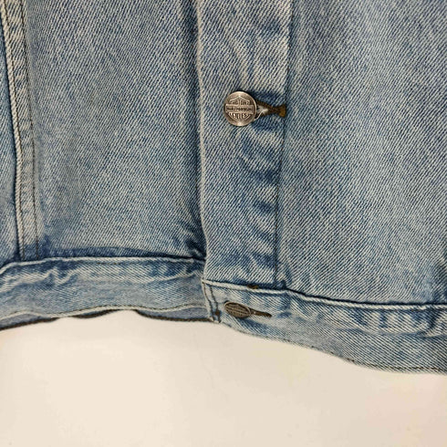 ハーレーダビッドソン HARLEY-DAVIDSON バック刺繍デニムトラッカージャケット メンズ import:XL