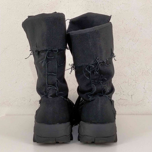 ヨウジヤマモトプールオム Yohji Yamamoto POUR HOMME VIBRAMソール キャンバスブーツ メンズ