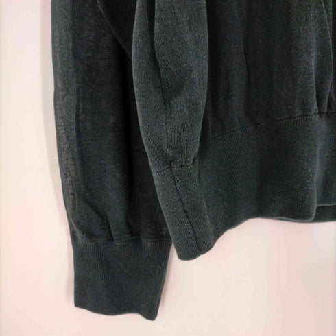 アダムエロペ Adam et Rope シア― クルーネックコットンニット メンズ