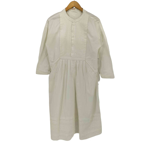 WHITE WHAlE PARK ピンタック ドレス L/S シャツ ワンピース レディース JPN:S