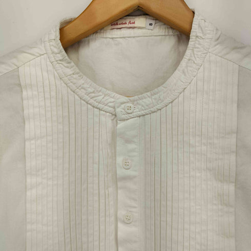 WHITE WHAlE PARK ピンタック ドレス L/S シャツ ワンピース レディース JPN:S