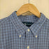 ラルフローレン RALPH LAUREN 90-00s CLASSIC FIT スモールポニー刺繍 ボタンダウンチェックL/Sシャツ メンズ import:XL