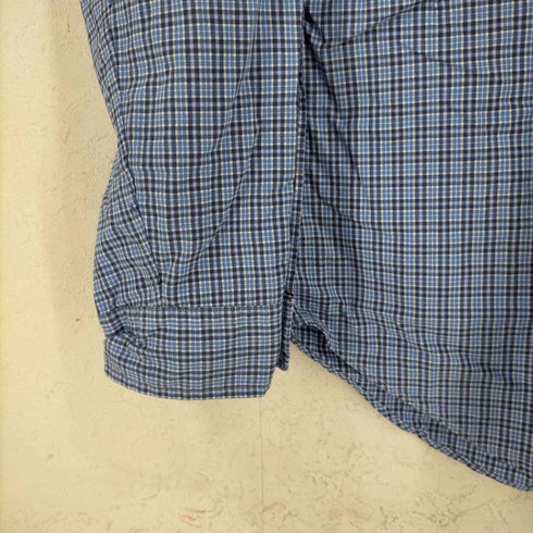 ラルフローレン RALPH LAUREN 90-00s CLASSIC FIT スモールポニー刺繍 ボタンダウンチェックL/Sシャツ メンズ import:XL
