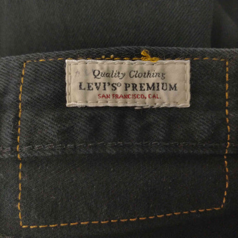 リーバイス Levis PREMIUM 501 ブラックデニムパンツ メンズ W34L32