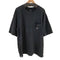 ギャップ Gap 23SS JPN SS OV PIQU - TRUE BLACK フロントロゴ刺繍Tシャツ メンズ JPN:L
