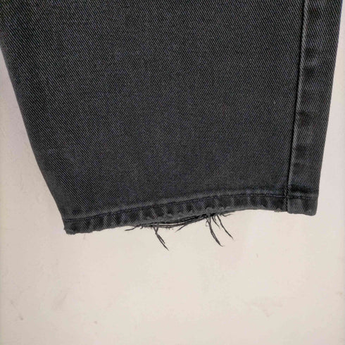 エディーバウアー Eddie Bauer Relaxed-Fit ジッパーフライブラックデニムパンツ メンズ 34x32