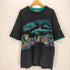 CALCRU 90s USA製 両面プリント 熱帯魚 珊瑚 イルカ Tシャツ メンズ JPN:L