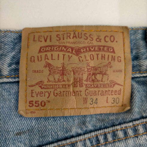 リーバイス Levis 00s 00年03月製 550 ジッパーフライテーパードデニムパンツ メンズ W34 L30