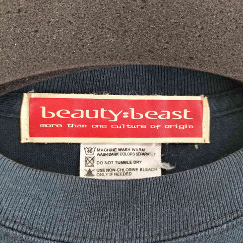 ビューティービースト beauty:beast プリントクルーネックTシャツ メンズ JPN:M